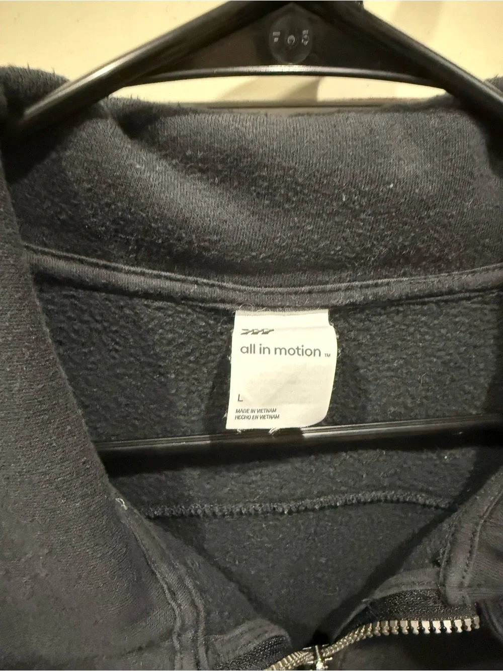 all in motion women’s Half-Zip Pullover - black